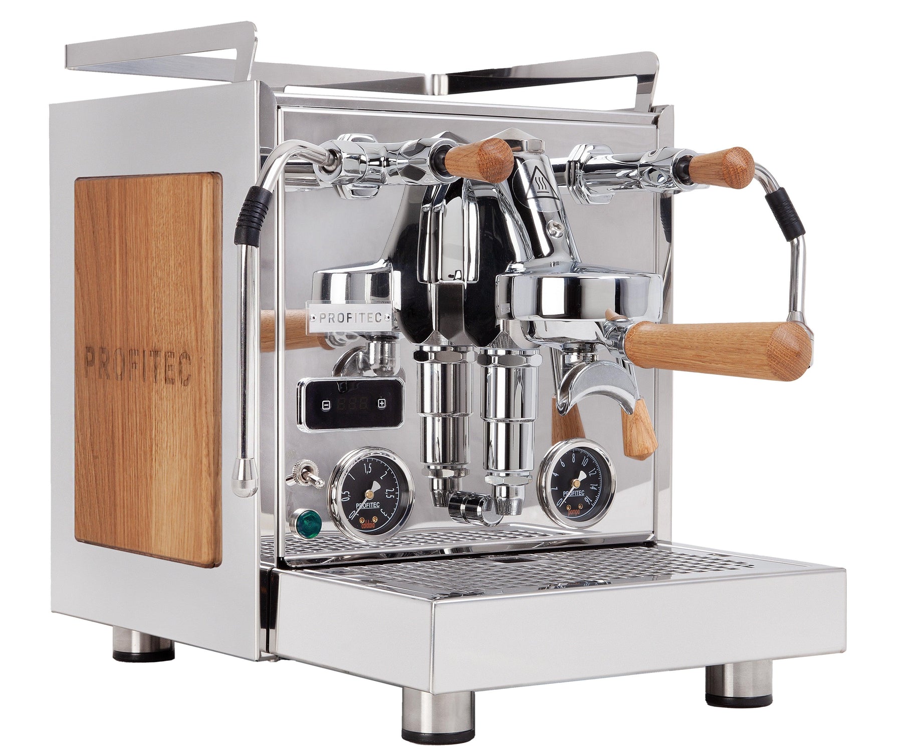 profitec pro 600 oak wood espresso machine 10611